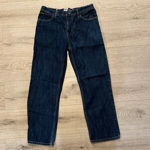 Boys Vintage Dark Blue Denim Jeans